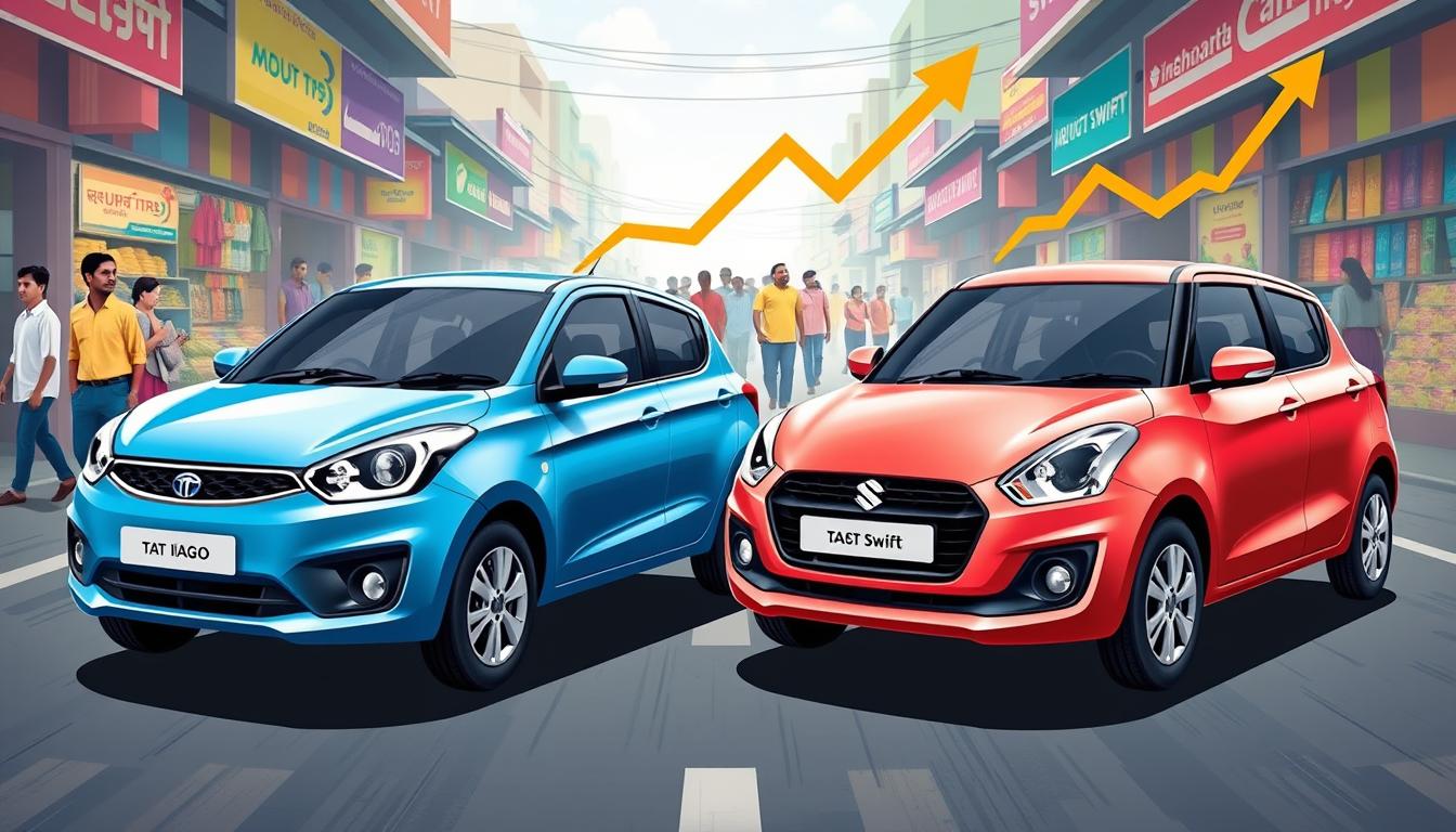 Tata Tiago vs Maruti Suzuki Swift 2025